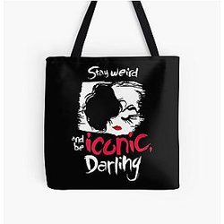Cruella Mantenha-se estranhecido por cima da impressão Tote Bag