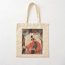 Cruella De Vilアートデザインコットントートバッグ