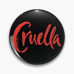 Cruella de Vil in Roter Pin