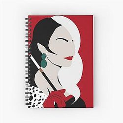 Minimalistisch Cruella De Vil Notebook