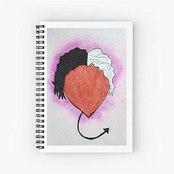 Herz des Cruella Spiral-Notebook