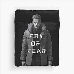 Black Cry of Fear Henriksson Duvet Cover