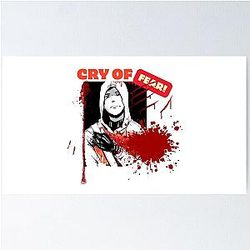 Sticker of fear Poster