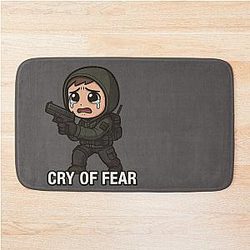 Chibi Cry Fear Character Bath Mat