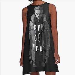 Black Cry of Fear Simon Henriksson Videogame A Line Dress