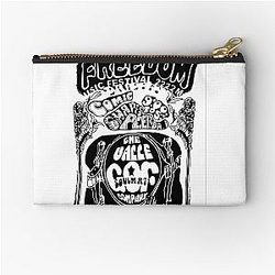 Freedom music festival cry fear Zipper Pouch