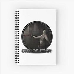 Simon Henriksson Cry of Fear Design Spiral Notebook