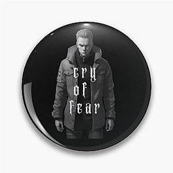 Black Cry of Fear Simon Henriksson Videogame Pin