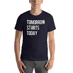 Zilliqa T-shirts - Tomorrow starts today  Men's Premium T-Shirt TCP1607