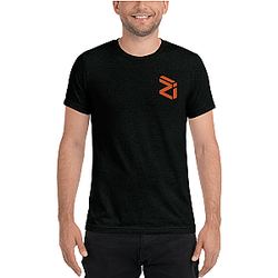 Zilliqa T-shirts - Men's Embroidered Tri-Blend T-Shirt TCP1607