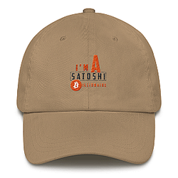 Crypto Merch - I'm a satoshi billionaire Baseball Cap TCP1607