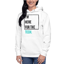 Zilliqa Merch - I'm here for the tech Women’s Pullover Hoodie TCP1607