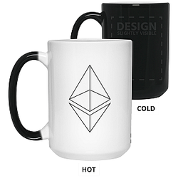 Ethereum Merch - Line design 15 oz. Color Changing Mug TCP1607