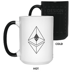 Ethereum Merch - Line design 15 oz. Color Changing Mug TCP1607