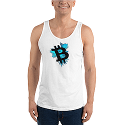 Bitcoin Merch - Color cloud Men's Tank Top TCP1607