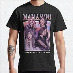 Mamamoo T-Shirts – MAMAMOO Members Photoshoot Vintage Retro Band Style 90s Classic T-Shirt RB0508