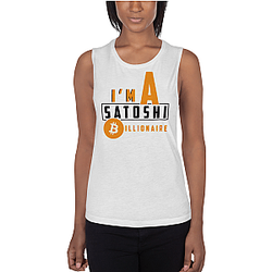 Bitcoin Merch - I'm a satoshi billionaire Women’s Sports Tank TCP1607