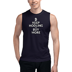 Bitcoin Merch - Keep hodling Men’s Muscle Shirt TCP1607