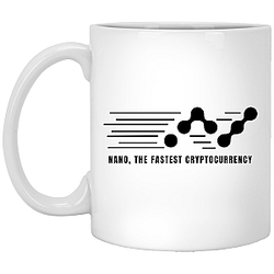 Nano Merch - The fastest 11oz. White Mug TCP1607