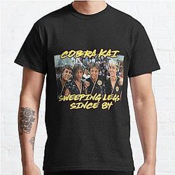 Cobra Kai T-Shirts – Cobra Kai Vintage Team Classic T-Shirt RB1006