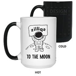 Zilliqa Merch - To the moon  15 oz. Color Changing Mug TCP1607
