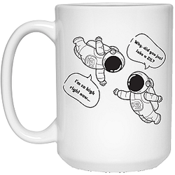 Zilliqa Merch - Zilliqa astronauts 15 oz. White Mug TCP1607