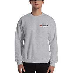 Bitcoin Merch - Men's Embroidered Crewneck Sweatshirt TCP1607