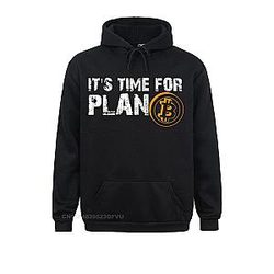 Bitcoin Merch -  It's Time For Plan B Bitcoin Hoodie