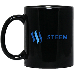 Steem Mugs - 11 oz. Black Mug TCP1607