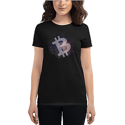 Bitcoin T-shirts - Bitcoin universe Women's Short Sleeve T-Shirt TCP1607