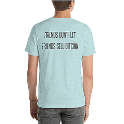 Bitcoin T-shirts - Friends don't let friends sell bitcoin Men's premium T-Shirt TCP1607