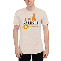 Bitcoin T-shirts - I'm a satoshi billionaire Men's Track Shirt TCP1607