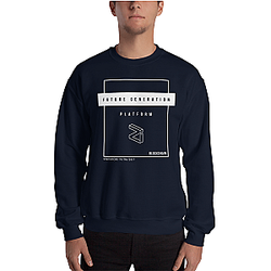 Zilliqa Merch - Future generation Men’s Crewneck Sweatshirt TCP1607
