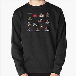 DaBaby Sweatshirts - DaBaby Sticker Pack &amp; Merch Pullover Sweatshirt RB0207