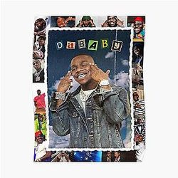 DaBaby Posters - DaBaby Rockstar Shirt Poster RB0207