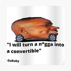 DaBaby Posters - DaBaby Car Poster RB0207