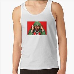 DaBaby Tank Tops - Sticker DaBaby Tank Top RB0207