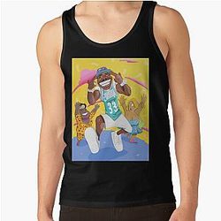 DaBaby Tank Tops - Dababy Drawing Tank Top RB0207