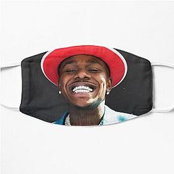 DaBaby Face Masks - DaBaby Fan Art &amp; Merch Flat Mask RB0207