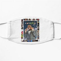 DaBaby Face Masks - DaBaby Rockstar Shirt Flat Mask RB0207
