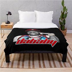DaBaby Bedding Sets - DaBaby Fan Art &amp; Merch Throw Blanket RB0207