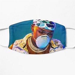 DaBaby Face Masks - DaBaby Fan Art &amp; Merch Flat Mask RB0207