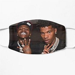 DaBaby Face Masks - DaBaby Fan Art &amp; Merch Flat Mask RB0207