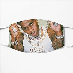 DaBaby Face Masks - DaBaby Fan Art &amp; Merch Flat Mask RB0207
