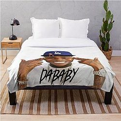 DaBaby Bedding Sets - Hip-hop Baby On Baby Tour 2019 Throw Blanket RB0207