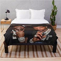 DaBaby Bedding Sets - DaBaby Fan Art &amp; Merch Throw Blanket RB0207