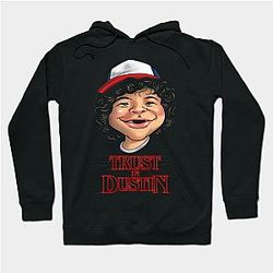Stranger Things Hoodies – Trust In Dustin Classic Hoodie