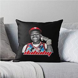 DaBaby Pillow Cover - DaBaby Fan Art &amp; Merch Throw Pillow Cover RB0207