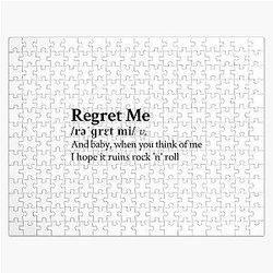 Daisy Jones & The Six, Riley Keough, Aesthetic, NDEBUG Lyrics Jigsaw Puzzle