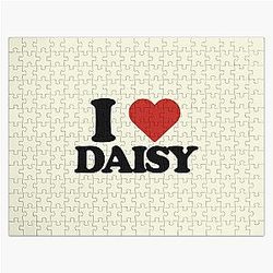 Daisy Jones & The Six Aesthetic I Love Merch Jigsaw Puzzle